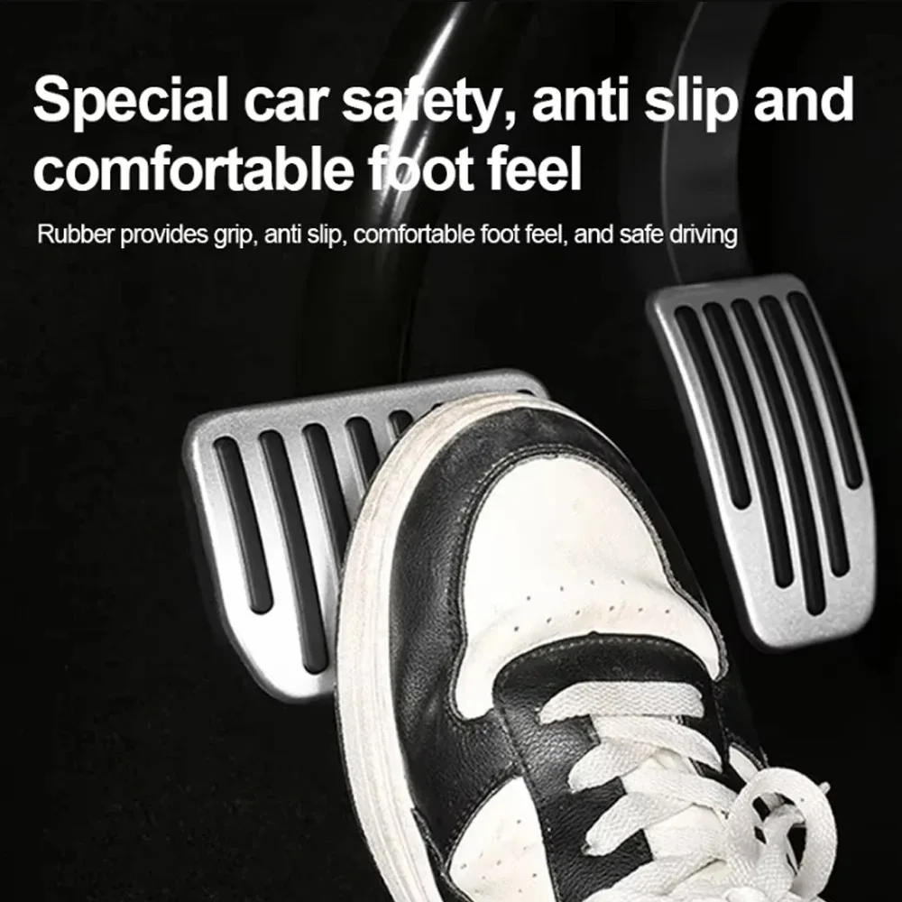 Applicable For Tesla Model 3/Y/2024 Renewal 3 Throttle Brake Rest Brake Pedal Anti Slip And Wear-resistant Accessory Cover