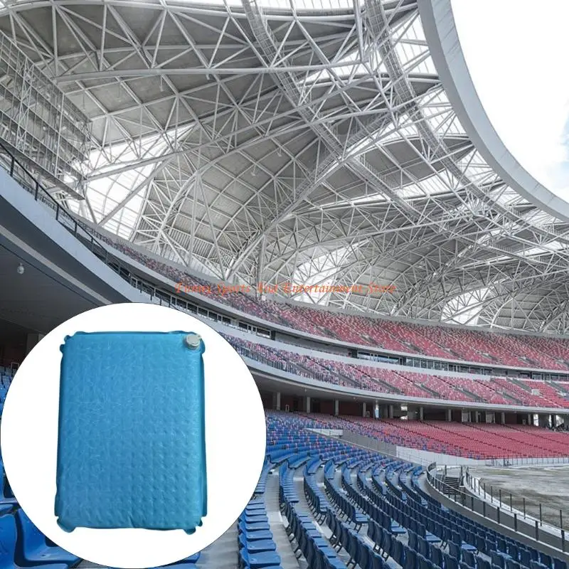 C4DE Dense Impermeable Stadium Chair Pad With Memory Spume Quick Inflate Plan For Travel Stadiums Aircraft