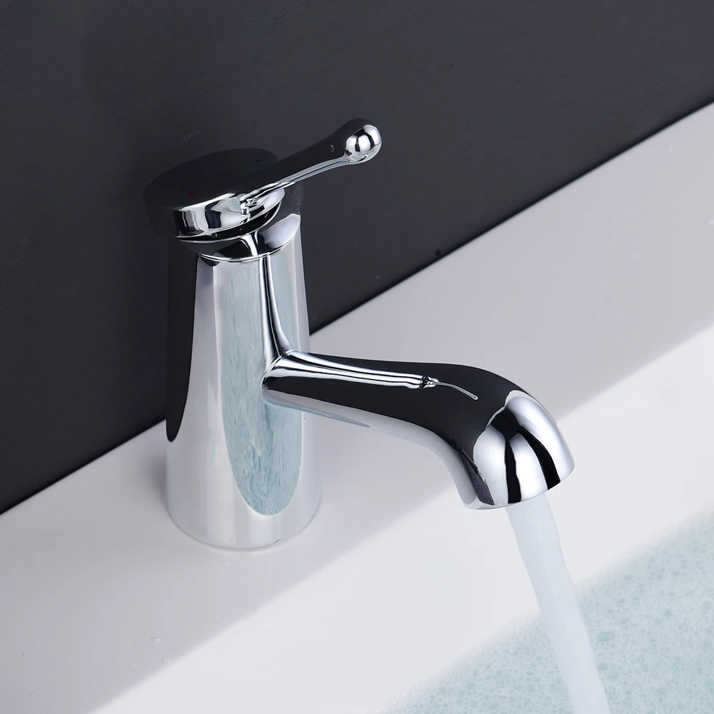 

Basin Faucets Modern Black Bathroom Faucet pipe faucets Single Hole Cold and Hot Water Tap Basin Faucet Mixer Taps 855872