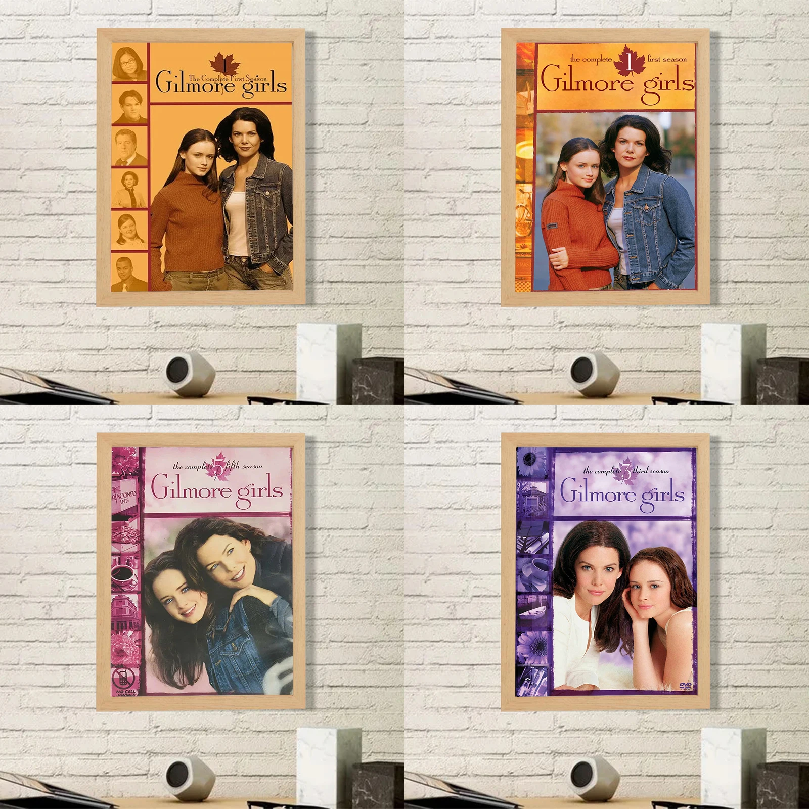 

Classic American TV Drama Gilmore Girls Poster Accessories for Home Decor Items Decorative Sheets Wall Pictures Room Decorations