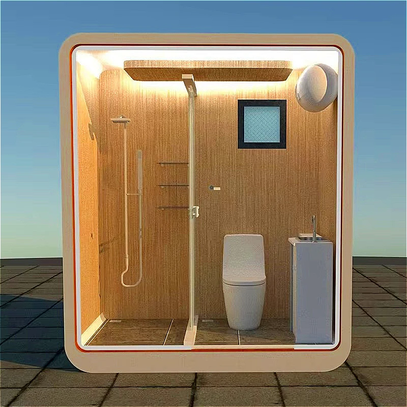 

Mobile Toilet House Restroom WC Mobile Toilet Bathroom Office Container House Shower Public Park Prefabricated Portable Toilet