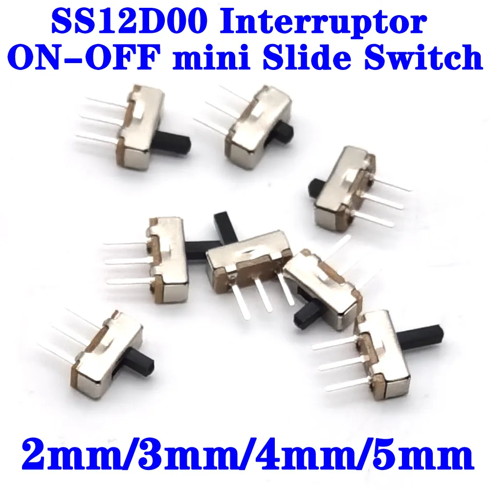 3P Toggle Switch SS12D00 DIP Slide Switch