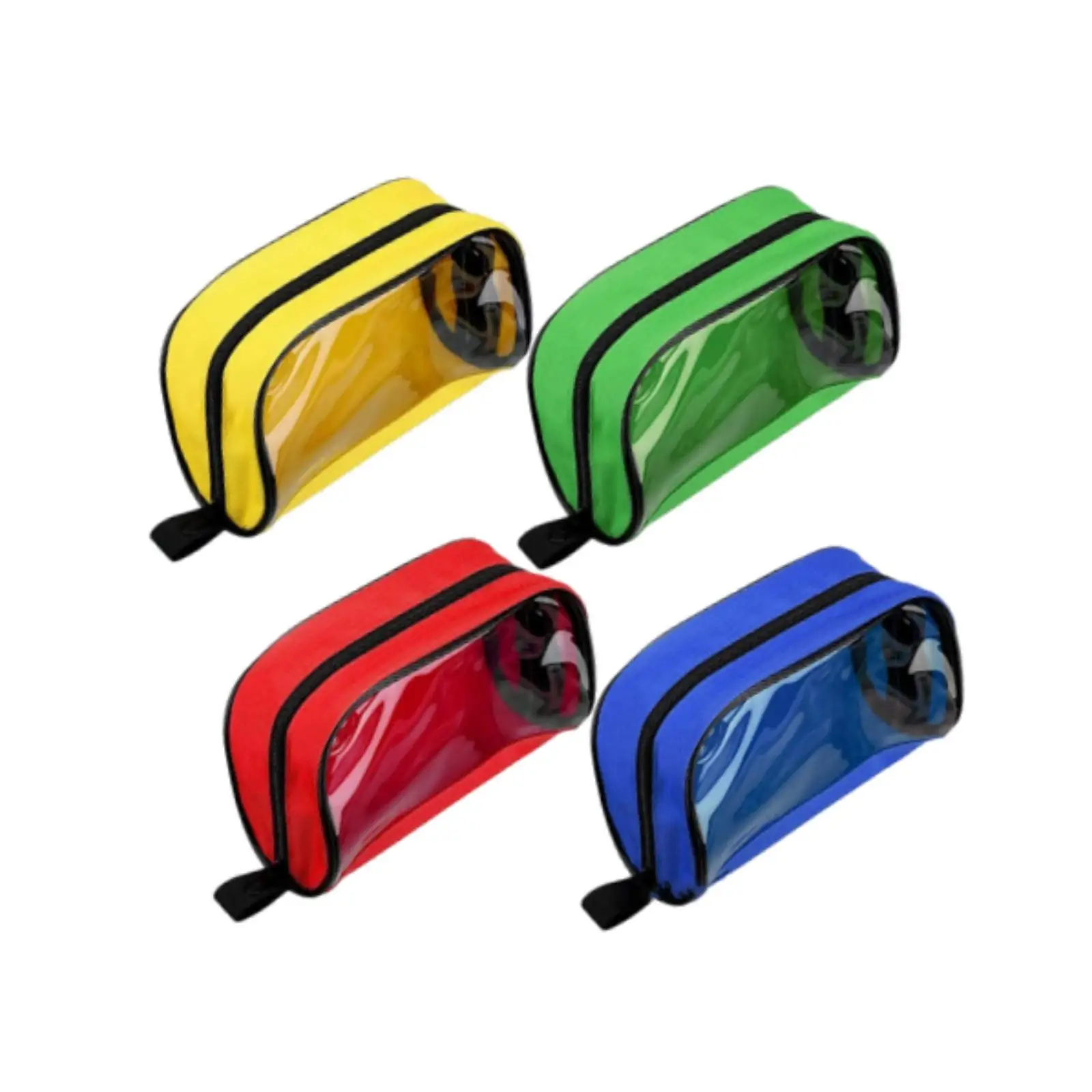 Empty First Aid Bag Large Capacity Medical Supply Organizer Portable Travel Storage Pouch with Handle Zipper for Home Emergency