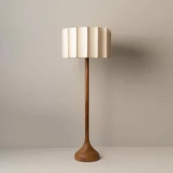 Styl japoński Wabi-sabi styl lampa podłogowa do salonu proste estetyczne badanie Retro herbaciarnia drewniana lampka nocna do sypialni