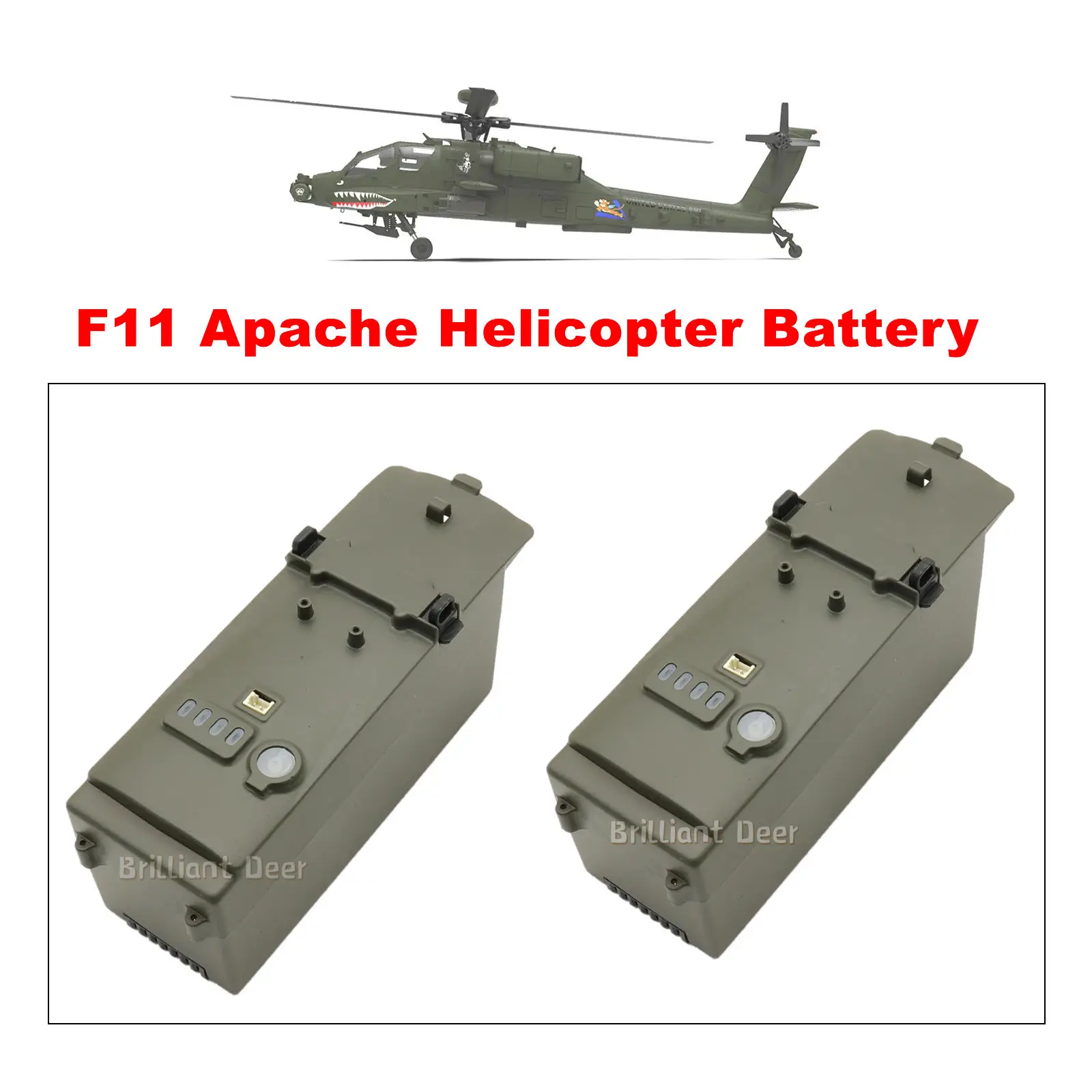 

YuXiang F11 Apache RC Вертолет Запчасти Фюзеляж Лезвие Ручка Аксессуары для батареи фюзеляжа
