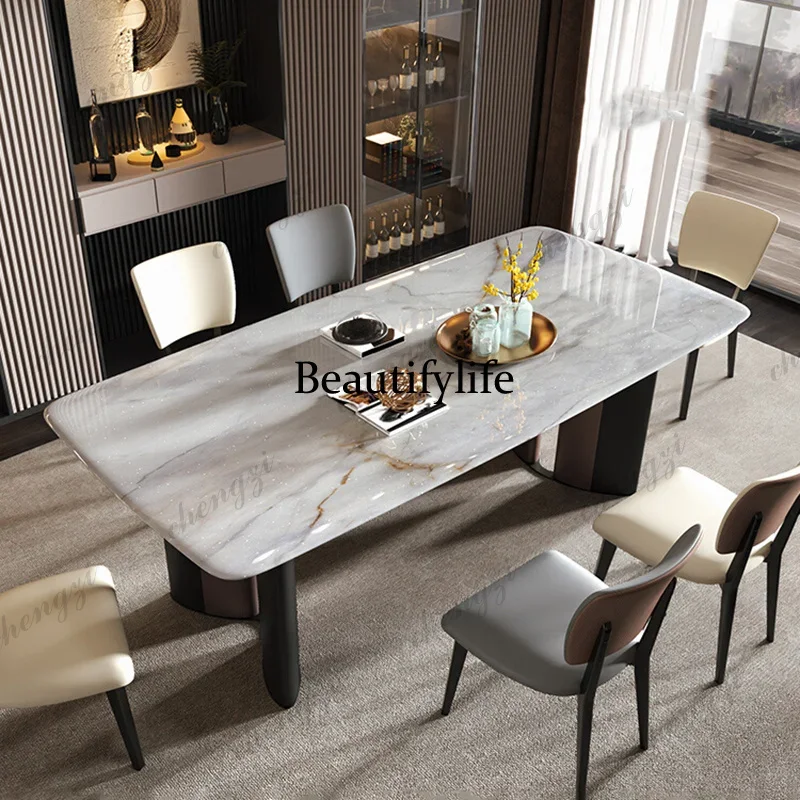 Glamour Beauty Table Premium Simple Exquisite Creative Dining Table Vintage Trendy Tavolo Rotondo Pranzo Dining Room Furnit