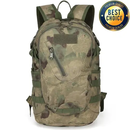 Imagen 1 del producto Nueva mochila táctica de 35L 900D para hombre, bolsa de camuflaje para acampar, senderismo, caza, escalada, mochila de viaje de utilidad para exteriores