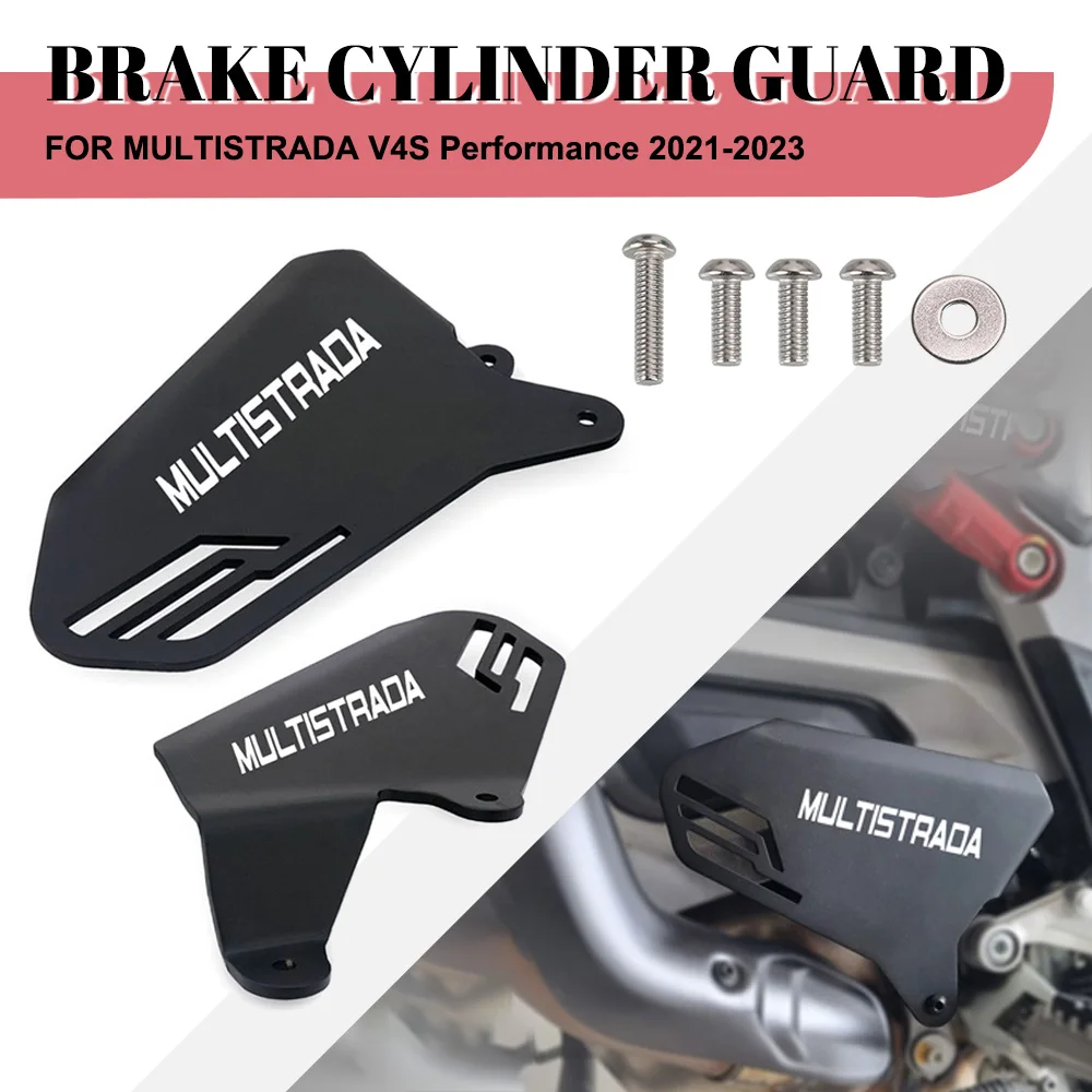 

For DUCATI Multistrada V4 V4S Pikes Peak Travel Radar FULL SPORT Front Heel Guard Rearset Plate Protector Cover 2021-2023 2022