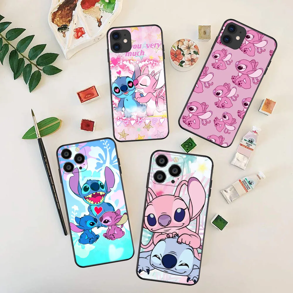 UN-2 Angel Stitch Soft Case For iPhone 16 6 6S 7 8 11 X XS XR Plus Pro Max