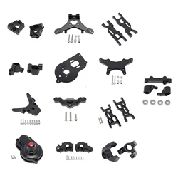 OP Aluminum Alloy Steering Knuckle Suspension Arms Set for Losi 1/18 Mini-T2.0 2WD RC Truck Upgrade Parts Kit