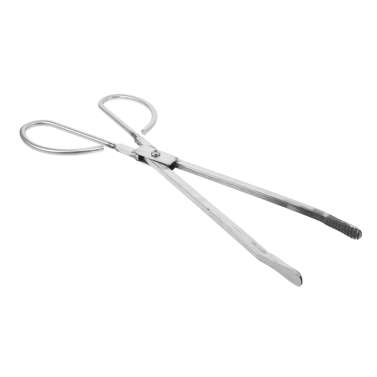 36Cm 14 Stainless Steel Fireplace Tongs Heat Resistant Log Grabber For Outdoor Fire Pit Camping Firewood Tool Rustproof Ash