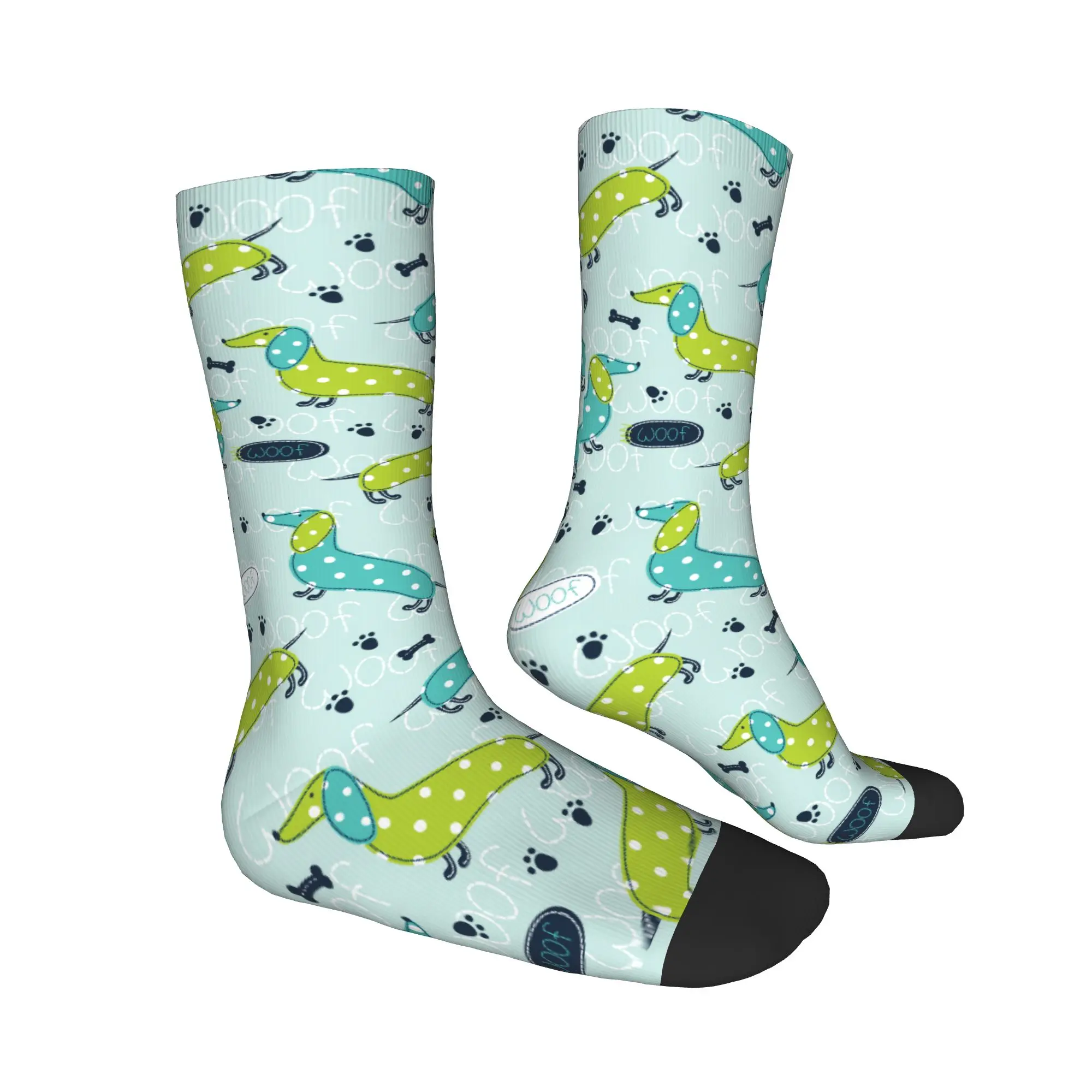 لطيف الكلب الألماني الجوارب رجل إمرأة دافئ أزياء الجدة طاقم الجوارب