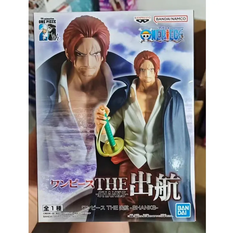 In Stock Bandai Original Anime ONE PIECE Shanks Scenery Action Figure Model Holiday Gifts