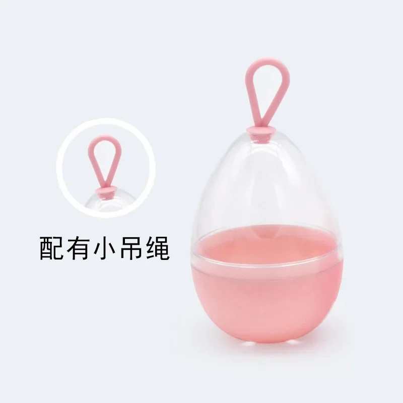 Empty Transparent Puffs Drying Box Storage Case Portable Sponge Stand Cosmetic Egg Shaped Rack Makeup Blender Puff Holder