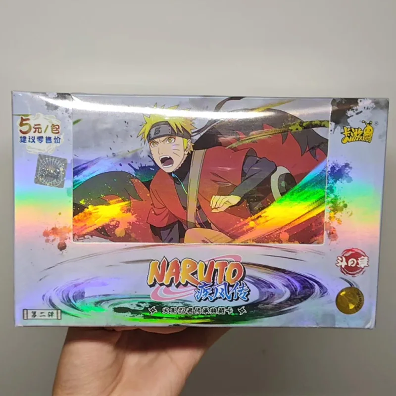 Hot Anime Naruto Gioco di carte Battle Chapter Serie 2 Carte da collezione Heritage Giochi premium Carte anime Regalo squisito Giocattoli Ninja