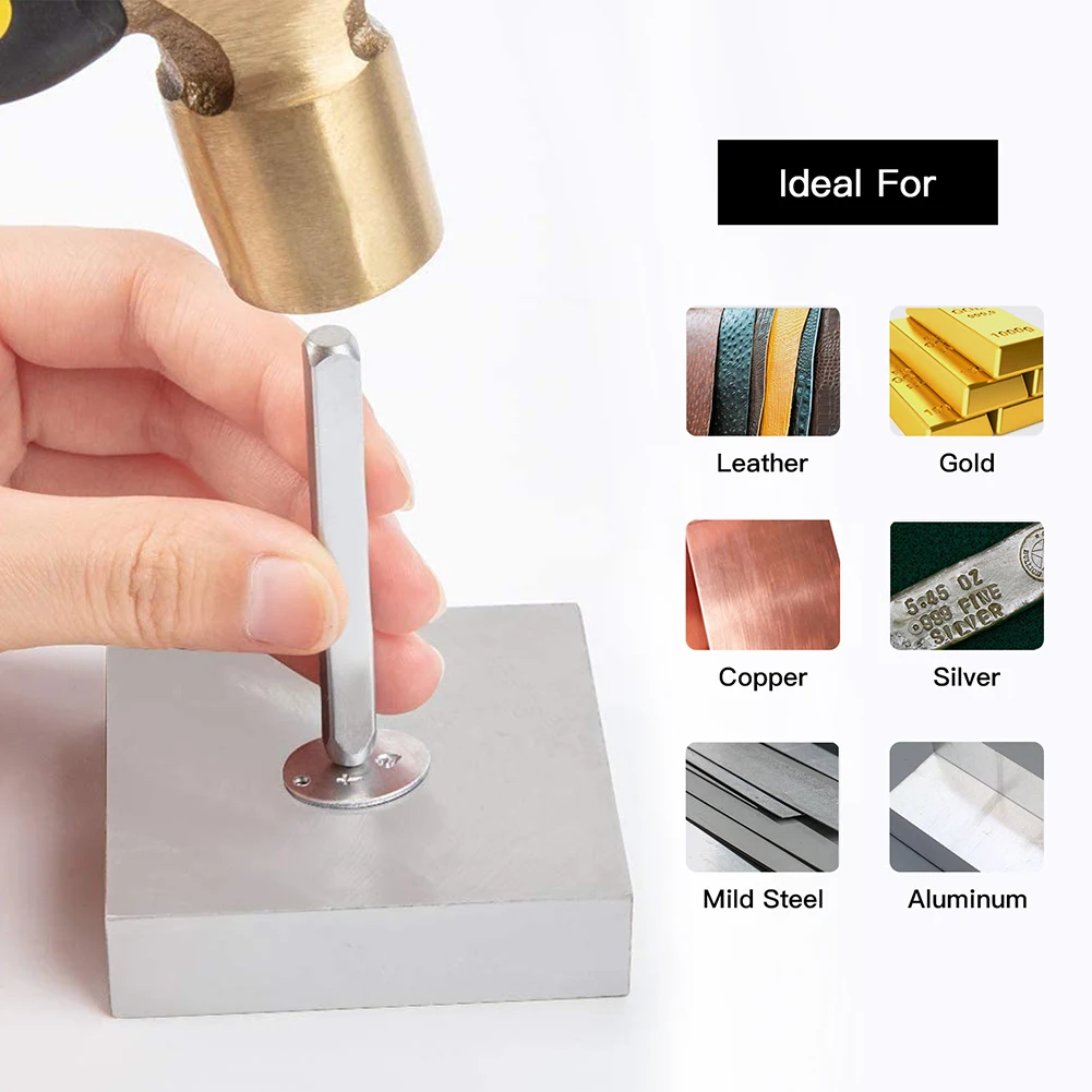 

Hobbyist Metal Stamping Kit Personalizing Jewelry Plastic Jeweler Precise Jewelry Making Steel Die Metal Stamping Kit