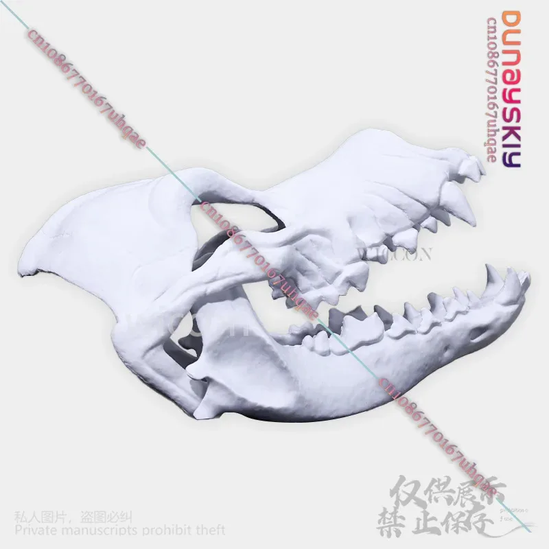 25COSAnimal Furry Cosplay Dog Skull Kigurumi Props Polylactic Acid Mask 3D Print Head Fursuit Halloween Christmas Party Customiz