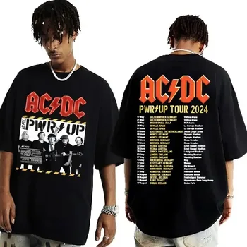 남녀공용 캐주얼 반팔 티셔츠, 50 년 로고, 그래픽 오버사이즈 스포츠 상의, 편안한 하이 퀄리티 스트리트웨어 