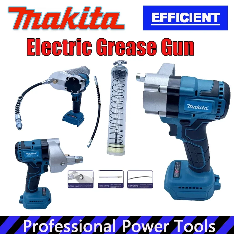 

Makita High Pressure Lubricating Oil Injector Machine Grease Guns Brushless Electric Grease Gun For 20V Battery