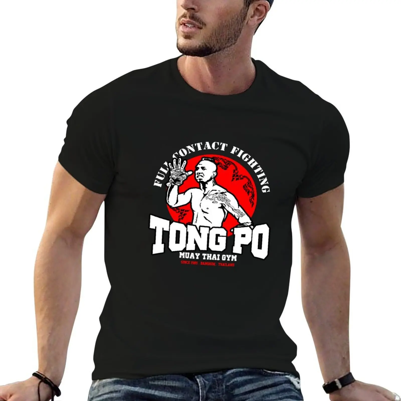 

NEW TONG PO MUAY THAI FIGHTER VILLAIN KICKBOXER VAN DAMME MOVIE T-Shirt man t shirt summer t shirt custom print T-Shirt