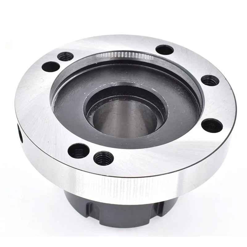 Manufacture ER50 100MM Diameter Mini Flange Four Axis cartridge 7 hole Collet Fixture Chuck For CNC Milling Lathe Tool