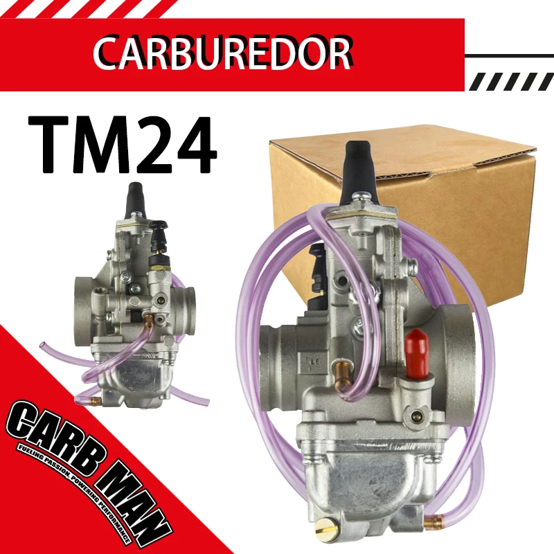 

TM24 24mm Motorcycle Carburetor For Mikuni stroke Engine CR250 KX125 KX150