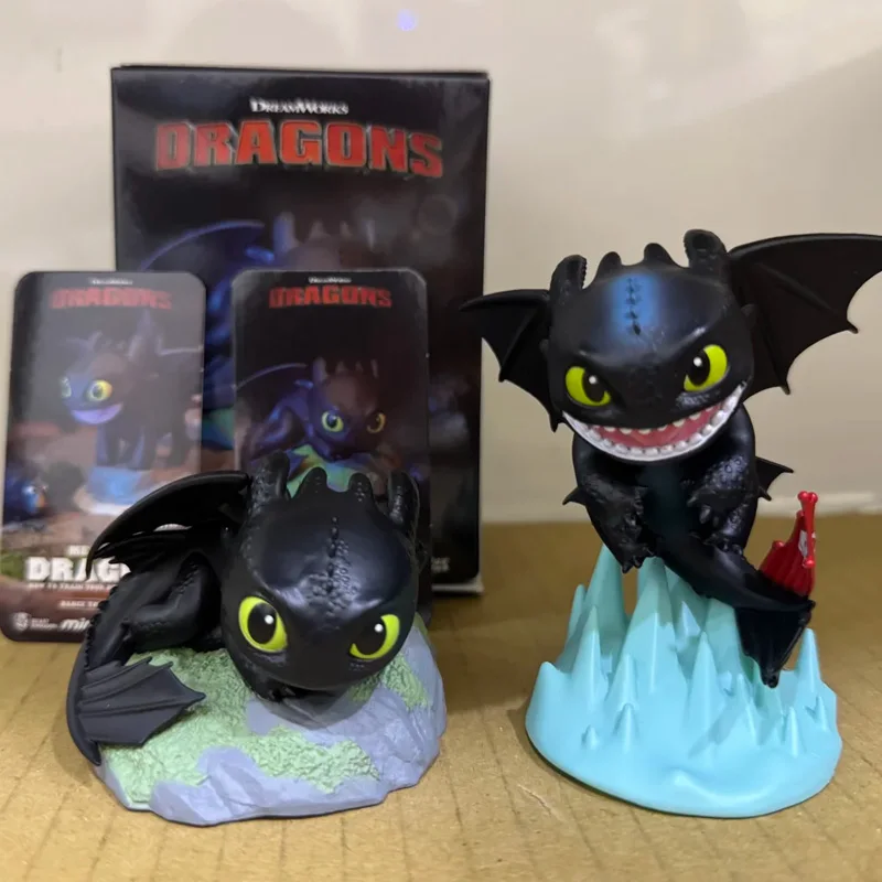 

TOPTOY Cute Your Dragon Series Blind Box Toothless Figures Desktop Ornament Model Doll Mystery Box Surprise Toy Collectible Gift