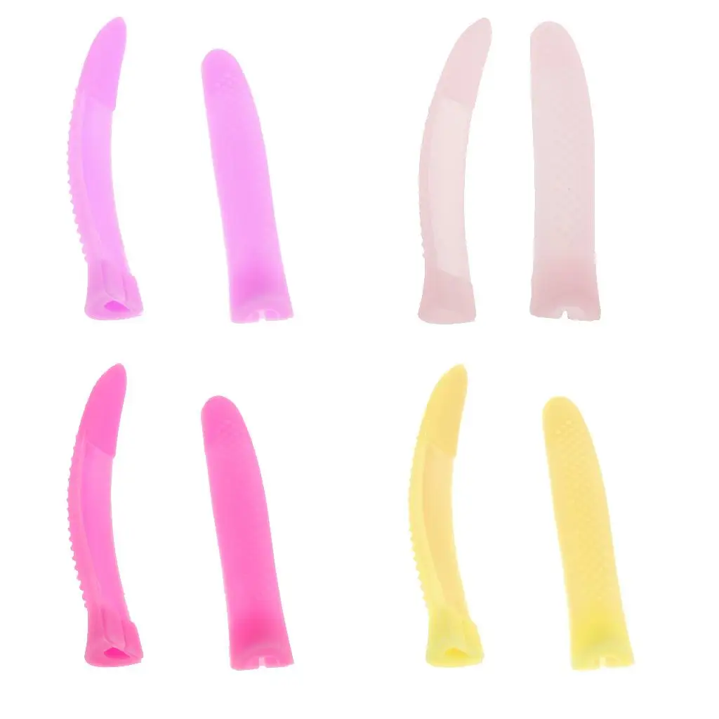 2x Silicone Cuticle Nipper Protective Sleeve Pedicure DIY Cover