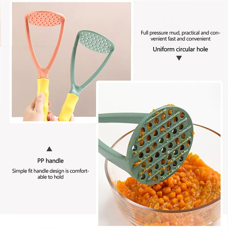 Pressed Potato Masher Ricer Puree Juice Maker Potato Pusher Smooth Mashed Potatoes Crusher Fruit Tools Kitchen-B51B