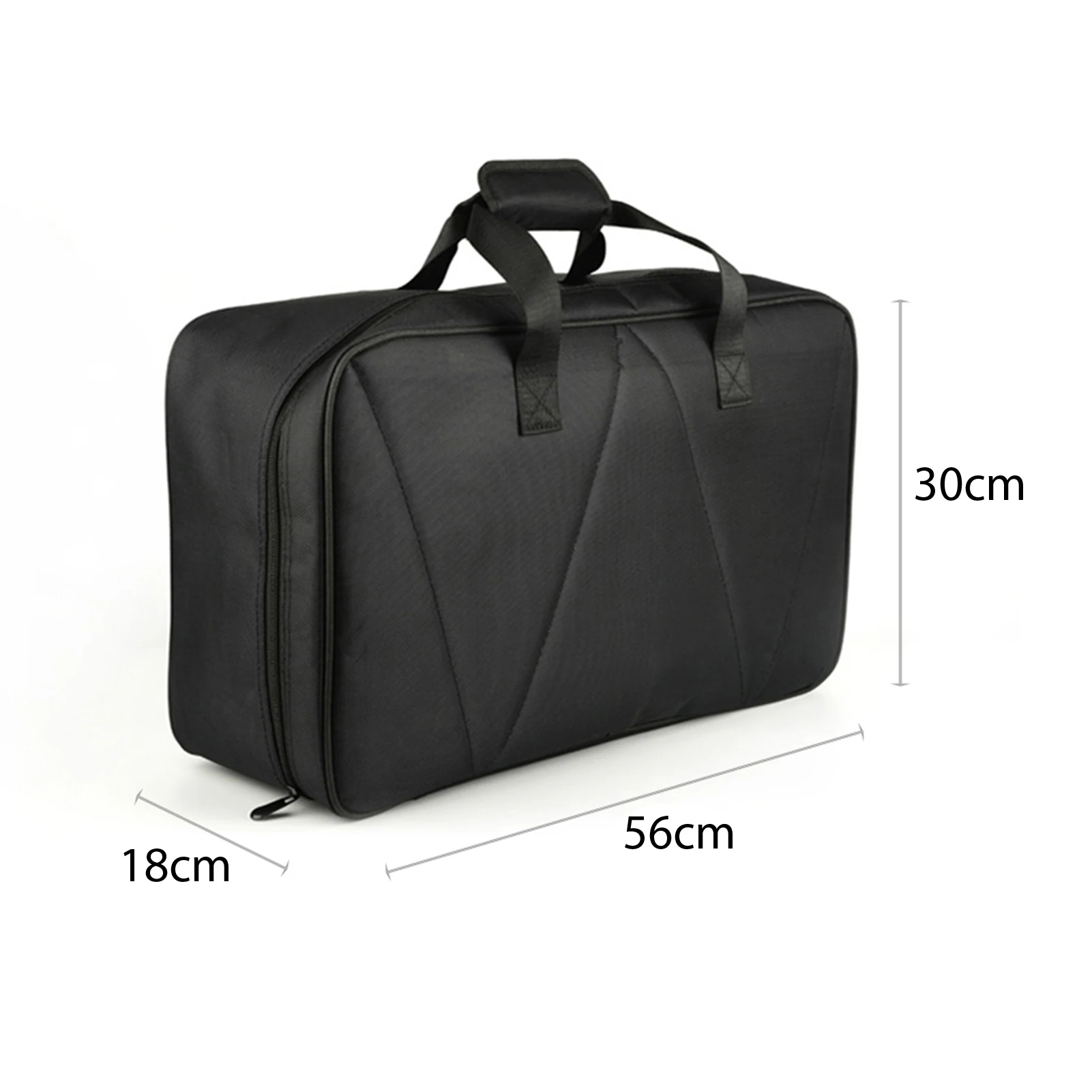 Pedaleira de Alumínio Grande para Guitarra, Placa de Efeitos de Alumínio 19,7×11 Polegadas com Bolsa de Transporte