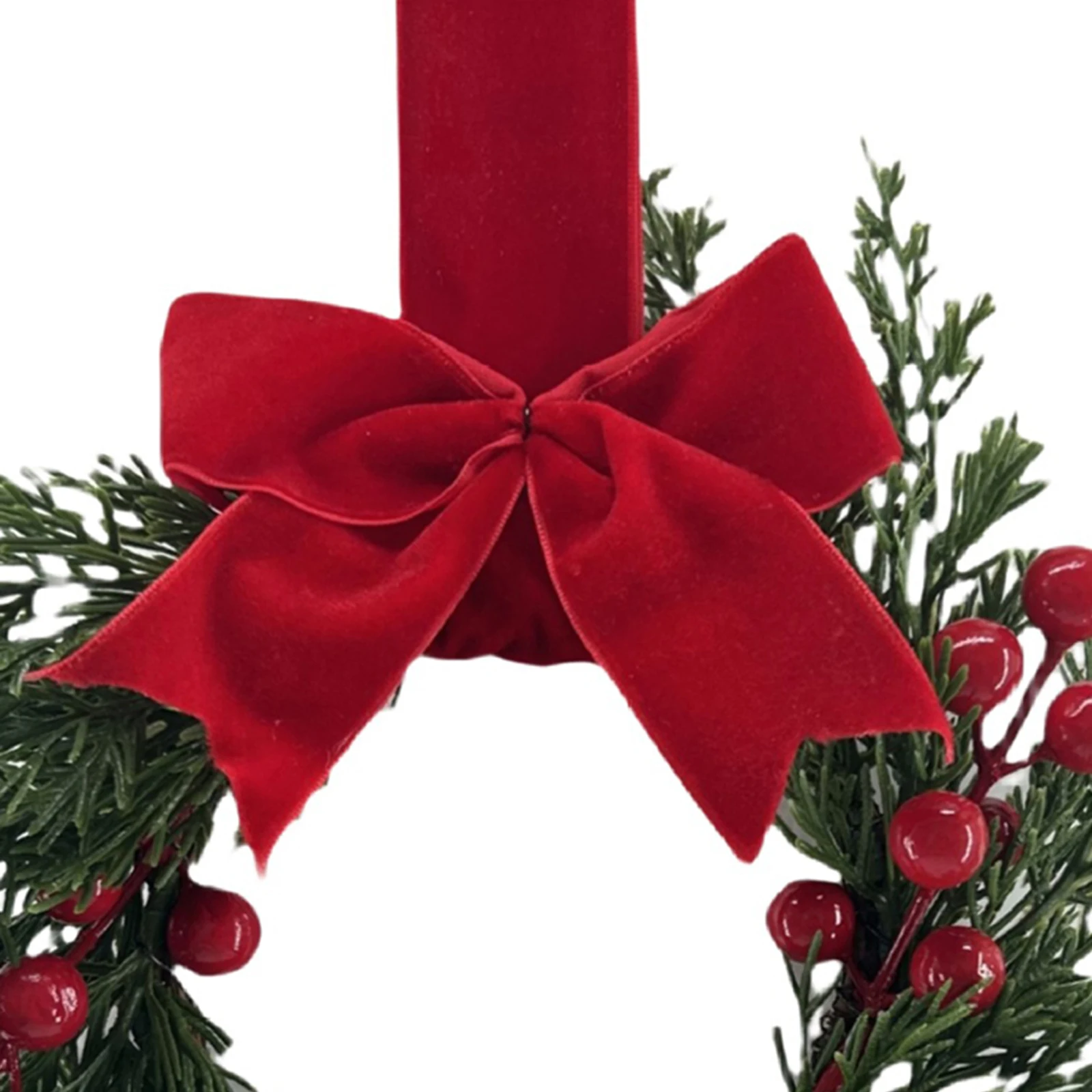 10-дюймовые маленькие рождественские венки для кухонного шкафа с ленточными бантами, небольшой рождественский венок для декора окон, стены, передней двери