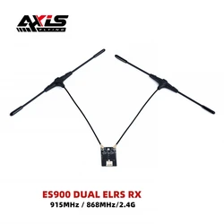 Axisflying ES900 DUAL RX ELRS Diversity Ricevitore 915 MHz / 868 MHz TCXO integrato per RC Aereo FPV Droni a lungo raggio Parti fai da te