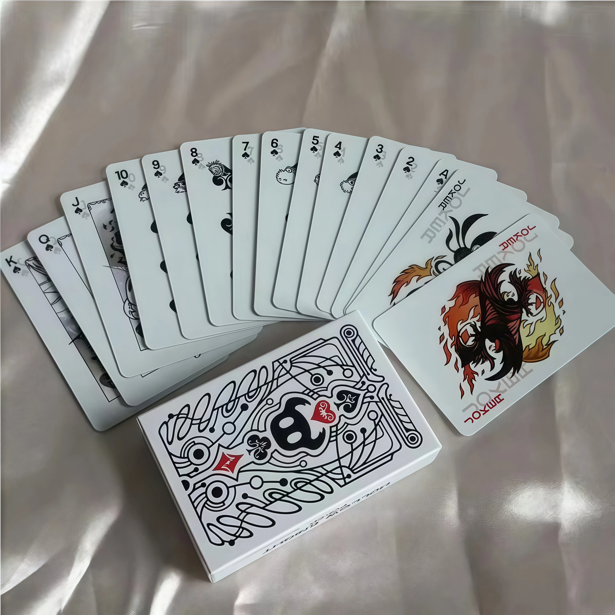 .Hollow Knight Standard Poker Card Family Party Board Game Playing Cards Group Portable Creative Board Gift Collection Pokers