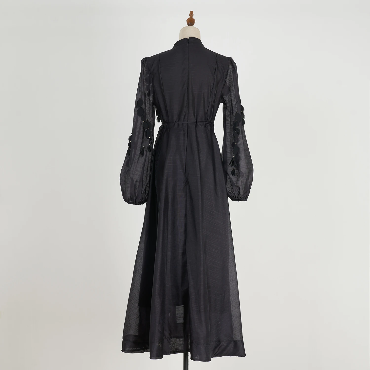 Vacances Sle haut décoratif taille haute longue Dr t-shirt imprimé fleur dimensionnelle Ladylike a-ligne Silhouette longue Sve