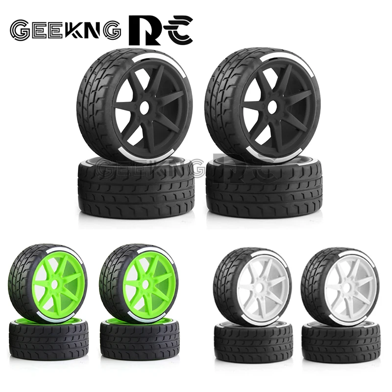 

4pcs 42x100mm 42/100 Tire Tyre 17mm Wheel Hex for Arrma 1/7 Infraction Limitless 1/8 HPI WR8 HSP Kyosho Tamiya RC Car Upgrades