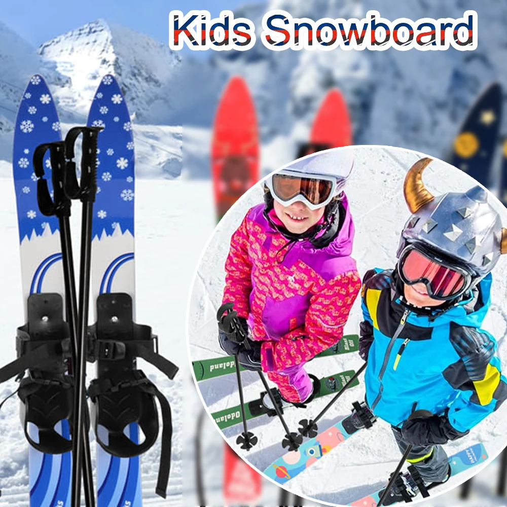 Children's Penguin Snowflake Theme Snowboard Interactive Toy, Winter Outdoor Ski Sports Game, Gift for Kids, Hot Sale