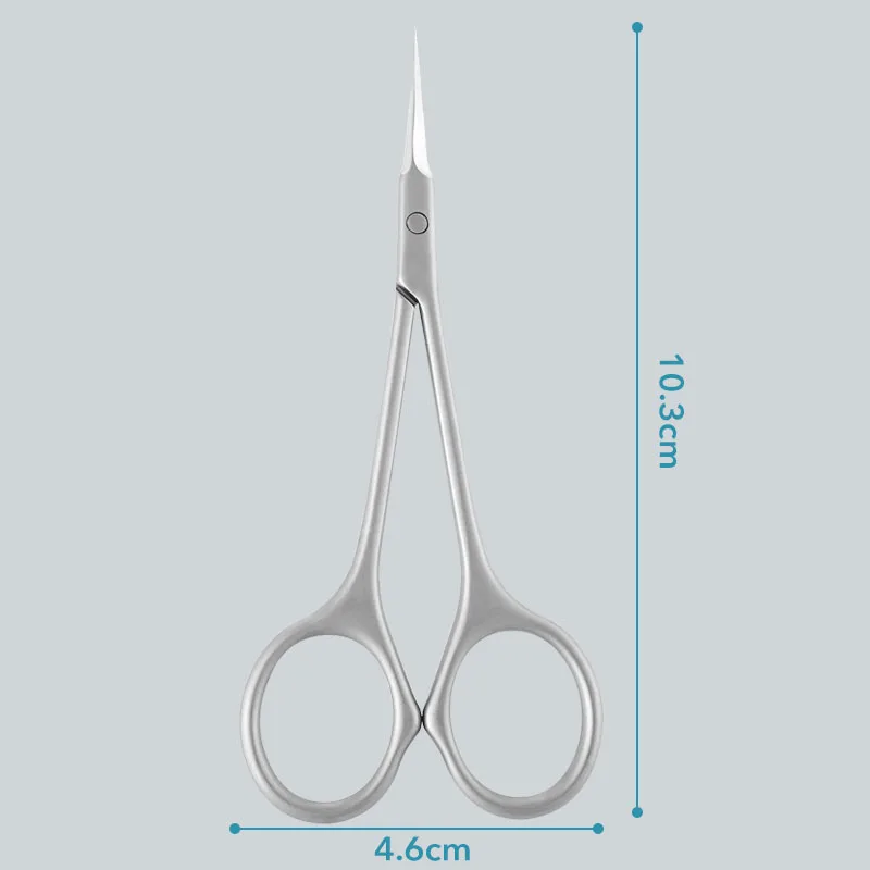 Stainless Steel Cuticle Scissors Dead Skin Remover For Nails Art Clippers Russian Nail Scissors Manicure Curved Tip Scissor image 6