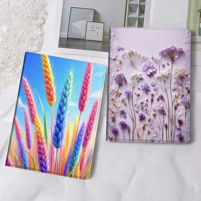 

Flower Art Fashion For iPad Pro Air Mini 2 3 4 5 6 7 6th 7th 10th 11th 10.2 9.7 10.5 11 Foldable Tablet Case Gift