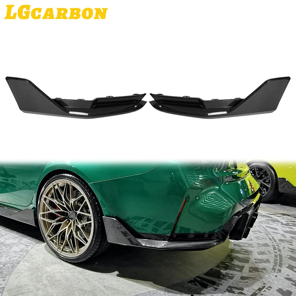 LGcarbon Carbon Fiber Exterior Trim For BMW G80 M3 G82 G83 M4 2021-2023 Real Dry Carbon Rear Bumpter Spiltters