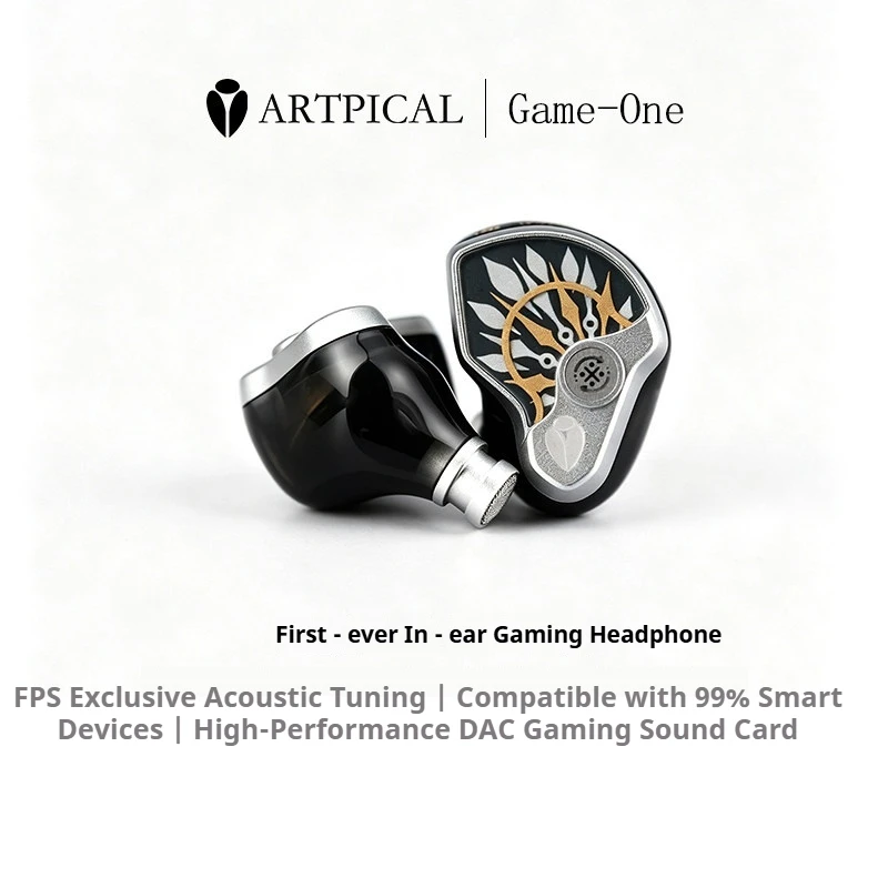 ARTPICAL Game-One In‑Ear Wired Gaming Earphone Type‑C Dynamic Driver Headset With Mic For Phone PC Esports Game.