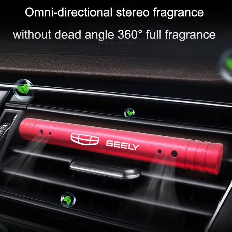 

Car Air Freshener Vent Clip Outlet Diffuser For Geely geometry C Emgrand Gc6 Gx3 Ec7 Atlas Coolray Cross NL3 X6 GS Accessories