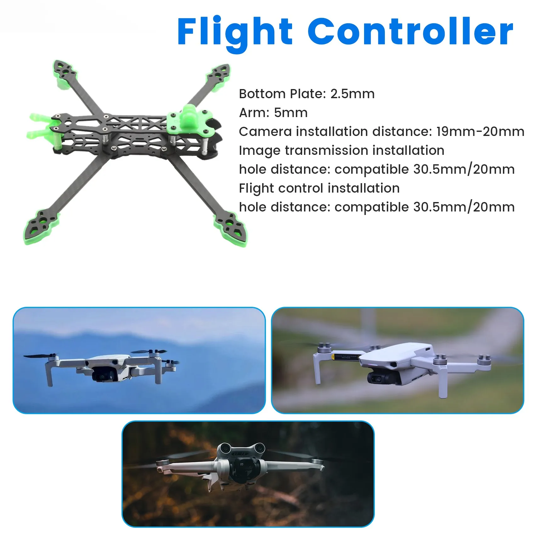 ABKI-MARK4-HD Mark 4 HD 5 дюймов 240 мм комплект рамы FPV из углеродного волокна с кронштейном 5 мм для O3 FPV Racing Drone Quadcopter Freestyle