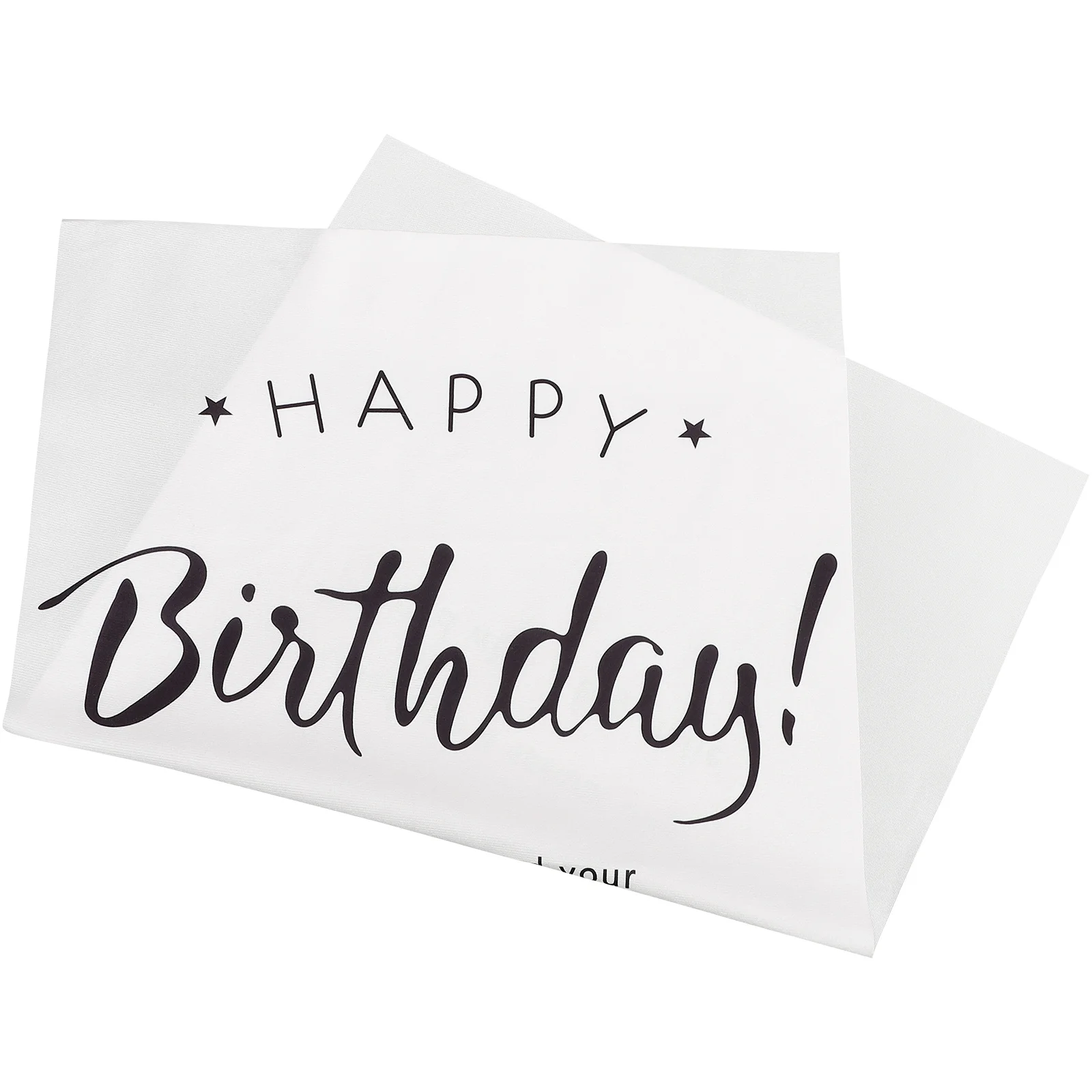 

Birthday Party Backdrop Polyester Fabric Simple Style Wall Decoration Happy Birthday Background Photo Prop Party Supplies