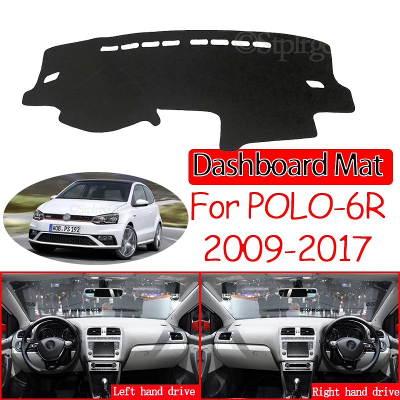 

Anti-Slip Mat Dashboard Cover Pad SunShade Dashmat Carpet Car Accessories 2012 2015 for Volkswagen VW POLO 6R 6C 2009~2017 5 MK5