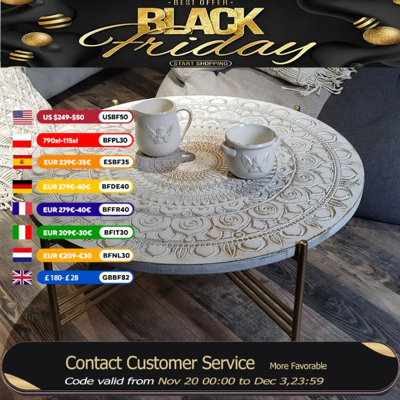 

Portable Nordic Coffee Table Living Room Modern White Small Side Tables Round Designer Minimalist Mesa De Centro Furniture