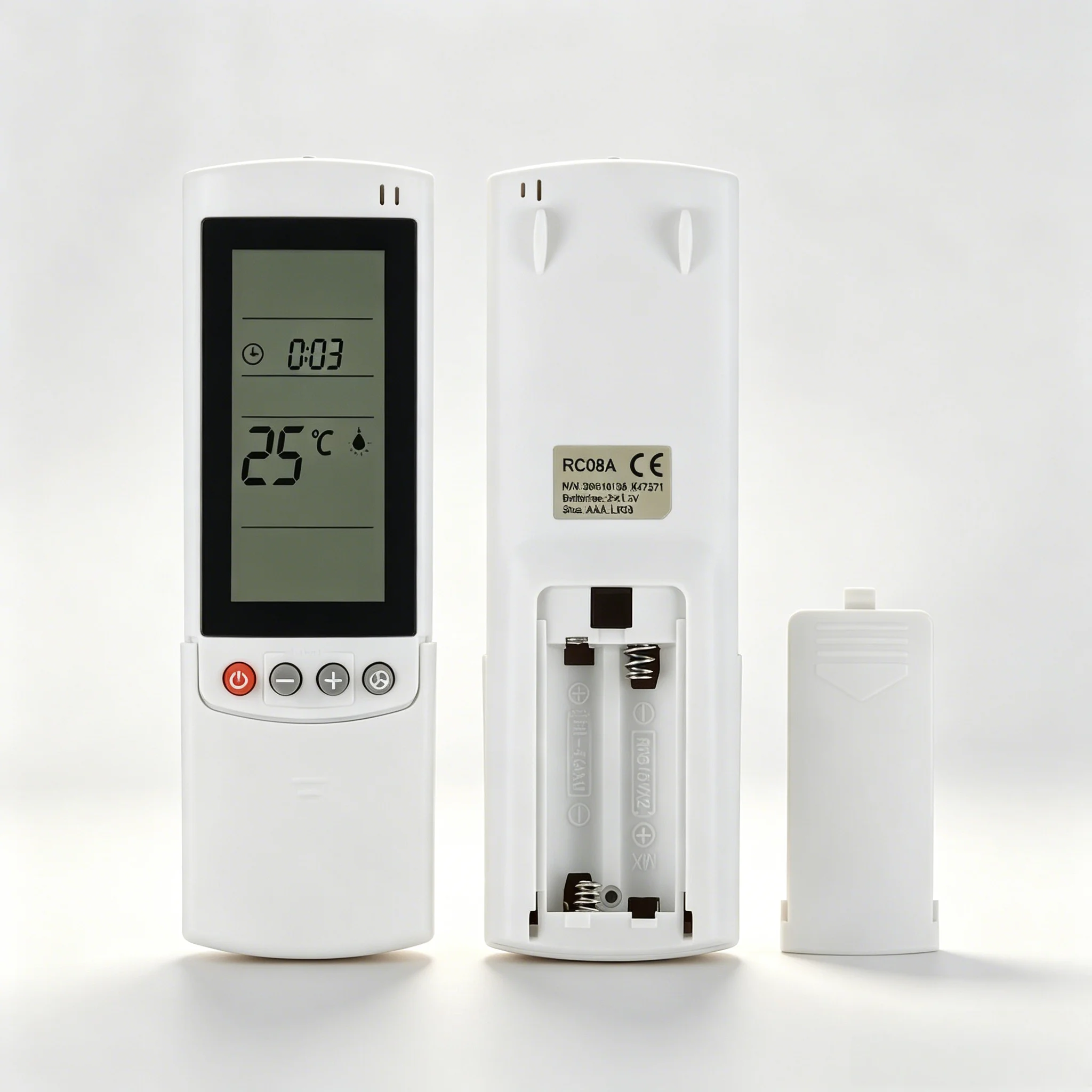 Control remoto universal para aire acondicionado Airwell Electra Geli, modelo compatible RC08A RC08B, control remoto infrarrojo práctico para uso familiar