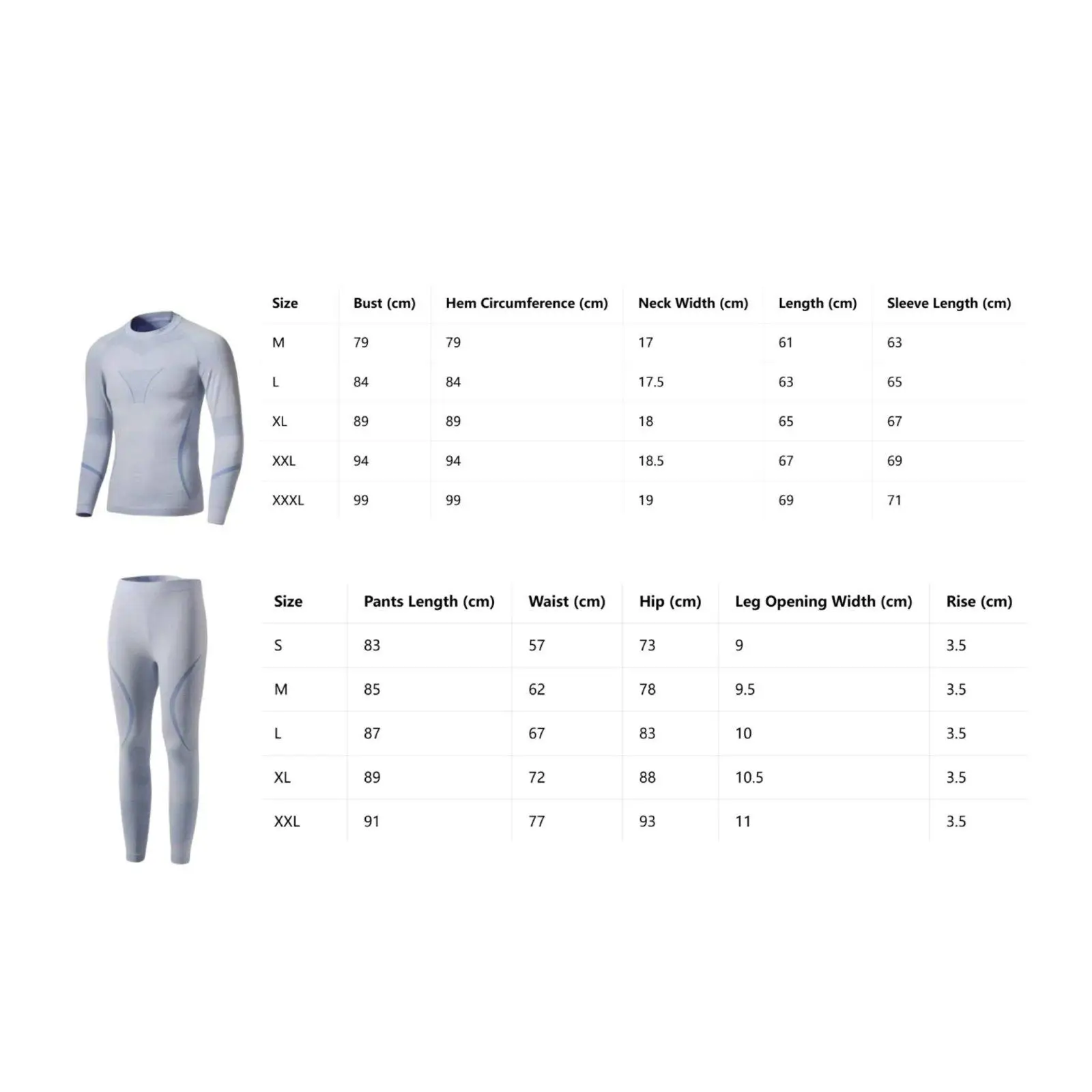 mens-base-layer-thermal-set-ski-mountaineering-running-polyester-nylon-seamless-compression-breathable-moisture-wicking-active