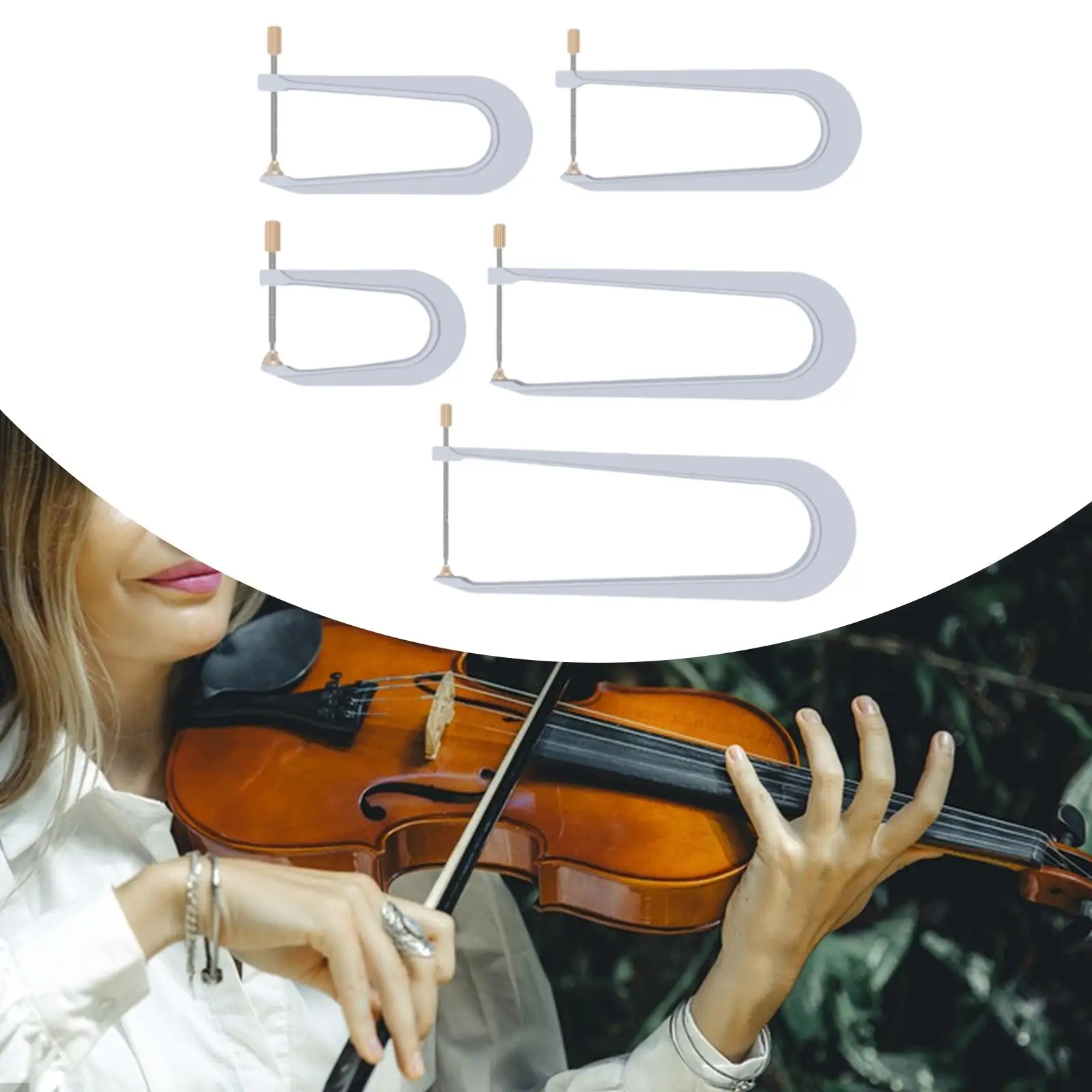 5 pièces de serrage de faisceau d'instrument en aluminium universelles pour violon, alto, violoncelle et guitare, outil de fabrication d'instruments, Luthier fiable à faire soi-même