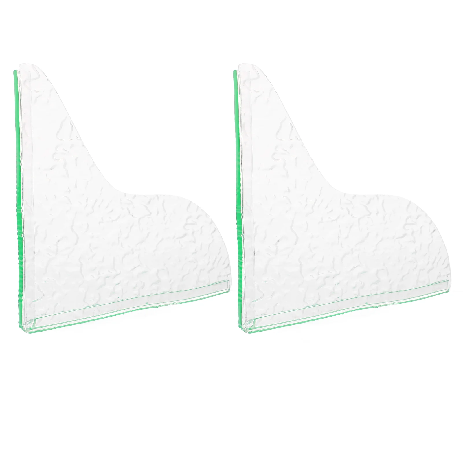 

2 Pcs Baffle Protective Cover Bathtub Sink Splash Guard Splashing Corner Acrylic Shower Guards