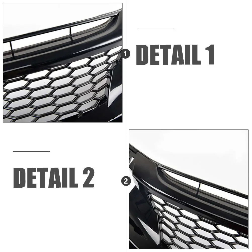 1Pcs Universal Car Grille Mesh Plastic Grille Mesh Sheet for Auto Spoiler Bumper Hood Modification Fine Workmanship Bendable